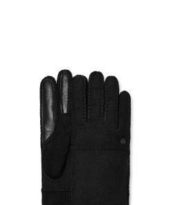 Kvinder UGG Tilbehør | Fåreskind Colorblock Glove ,Ugg Sort