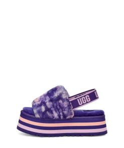 Damer UGG Tøfler | Disco Marble Slide ,Ugg Violnat