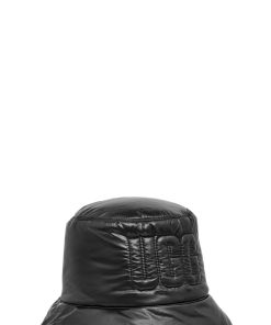 Kvinder UGG Tilbehør | Quiltet Logo Bucket Hat ,Ugg Sort