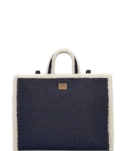 Kvinder UGG Tilbehør | Ugg X Telfar Large Shopper Indigo denim