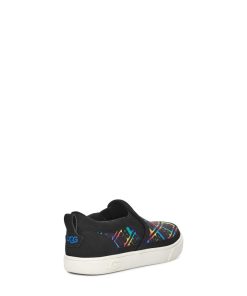 Børn UGG Sneakers | Caplan Slip-On Ugg Sort regnbue