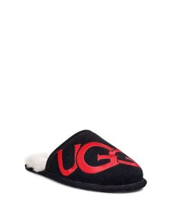 Mænd UGG Tøfler | Scuff logo Sort