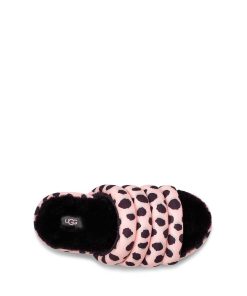 Damer UGG Sandaler og rutsjebaner | Maxi Slide Cheetah Print Pink kammusling