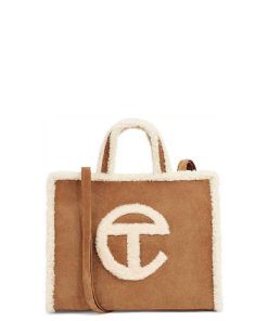 Kvinder UGG Tilbehør | Ugg X Telfar Medium Shopper kastanje