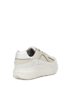 Mænd UGG Sneakers | Westsider lavt vejr Hvid / Seal Nubuck