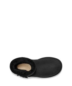 Damer UGG Klassiske støvler | Mini Bailey Button Ii ,Ugg Sort