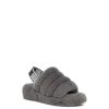 Damer UGG Tøfler | Fluff Yeah Slide, Ugg Trækul