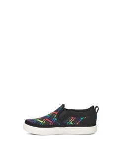 Børn UGG Sneakers | Caplan Slip-On Ugg Sort regnbue