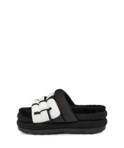 Damer UGG Sandaler og rutsjebaner | Maxi Slide-logo Sort