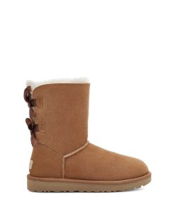 Damer UGG Klassiske støvler | Bailey Bow Ii,Ugg kastanje