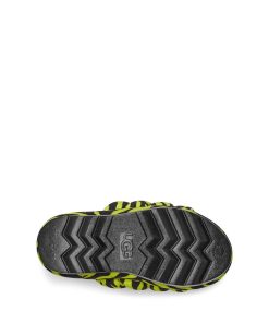 Damer UGG Sandaler og rutsjebaner | Maxi Slide Tiger Print Key Lime