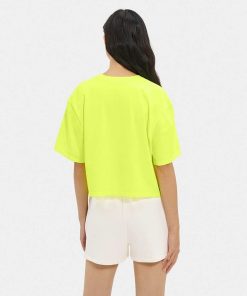 Kvinder UGG RTW-kollektion | Fionna logo t-shirt Highlighter / Hvid