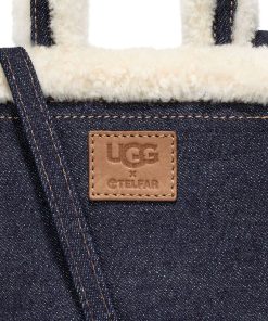 Kvinder UGG Tilbehør | Ugg X Telfar Small Shopper Indigo denim