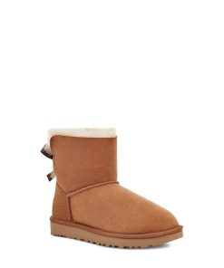 Damer UGG Klassiske støvler | Mini Bailey Bow Ii kastanje