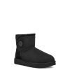 Damer UGG Klassiske støvler | Mini Bailey Button Ii ,Ugg Sort