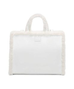 Kvinder UGG Tilbehør | Ugg X Telfar M Shopper Crinkle hvid