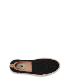 Damer UGG Sneakers | Sammy Sort ribstrik