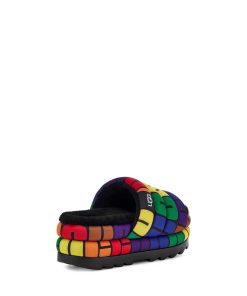 Damer UGG Sandaler og rutsjebaner | Maxi Slide Pride Regnbue logo