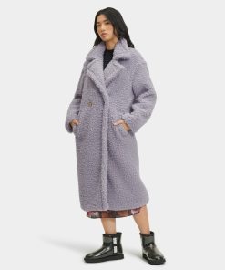 Kvinder UGG RTW-kollektion | Gertrude Lang Teddy Coat,Ugg Cygr