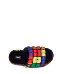 Damer UGG Sandaler og rutsjebaner | Maxi Slide Pride Regnbue logo