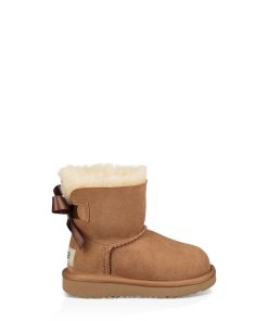 Børn UGG Støvler | Mini Bailey Bow Ii,Ugg kastanje