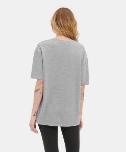 Kvinder UGG RTW-kollektion | Jacqueline logo t-shirt Grå Heather / Taffy Pink