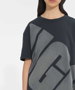 Kvinder UGG RTW-kollektion | Jacqueline logo t-shirt Sort / Kul