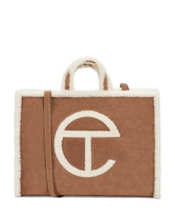 Kvinder UGG Tilbehør | Ugg X Telfar Large Shopper kastanje